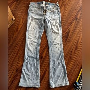 True Religion Bobby Light Blue Flare Jeans